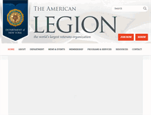 Tablet Screenshot of nylegion.net